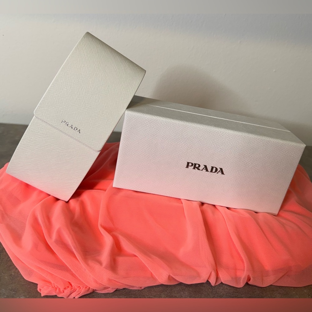 Authentic Prada Sunglasses Case & Box